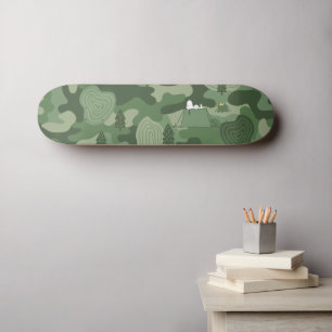 Peanuts   Snoopy & Woodstock Camouflage Camp Skateboard