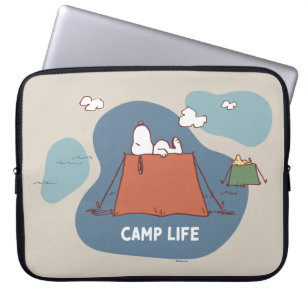 Peanuts   Snoopy & Woodstock Camp Life Laptop Sleeve