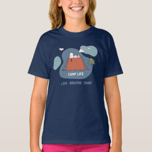 Peanuts Snoopy & Woodstock Camp Life T-Shirt