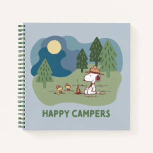 Peanuts   Snoopy & Woodstock Camp Site Notebook