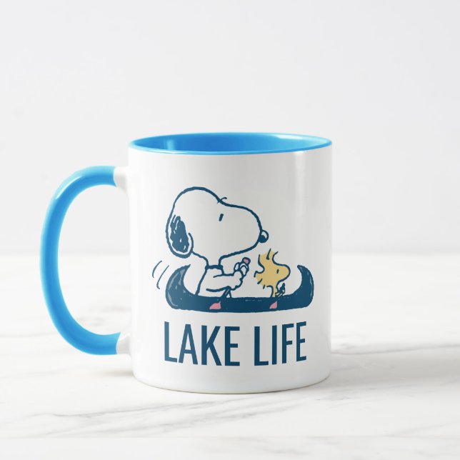 Peanuts | Snoopy & Woodstock Canoe Mug (Left)