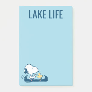 Peanuts   Snoopy & Woodstock Canoe Post-it Notes