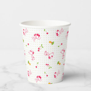 Peanuts   Snoopy & Woodstock Cherry Pattern Paper Cups