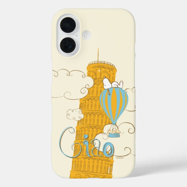 Peanuts | Snoopy & Woodstock Ciao Case-Mate iPhone Case (Back)