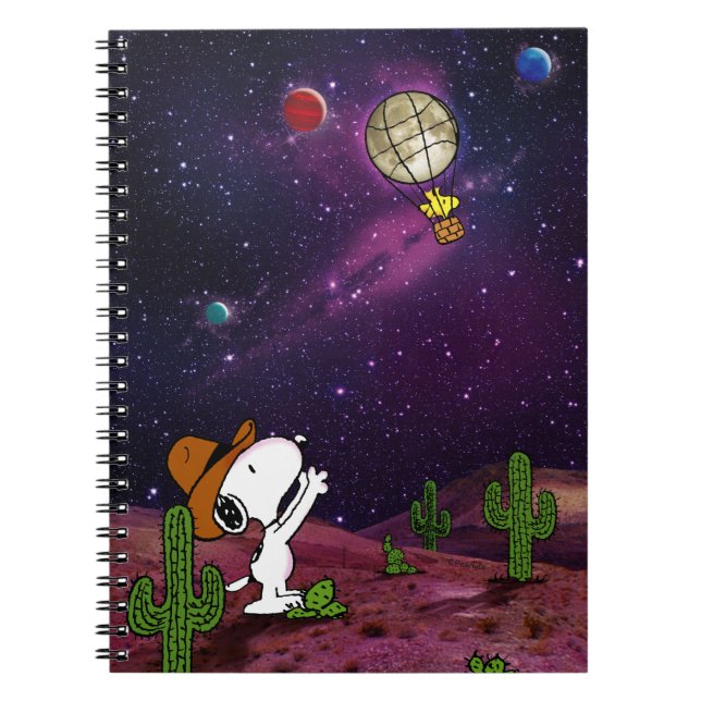 Peanuts | Snoopy & Woodstock Cowboy Notebook (Front)
