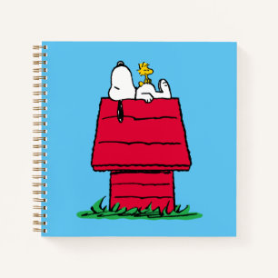 Peanuts   Snoopy & Woodstock Doghouse Notebook