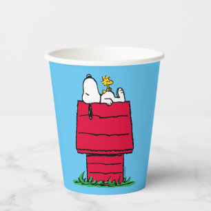 Peanuts   Snoopy & Woodstock Doghouse Paper Cups