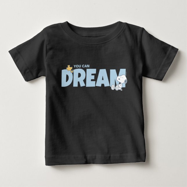 Peanuts | Snoopy & Woodstock Dream Baby T-Shirt (Front)