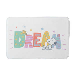 Peanuts   Snoopy & Woodstock Dream Bath Mat