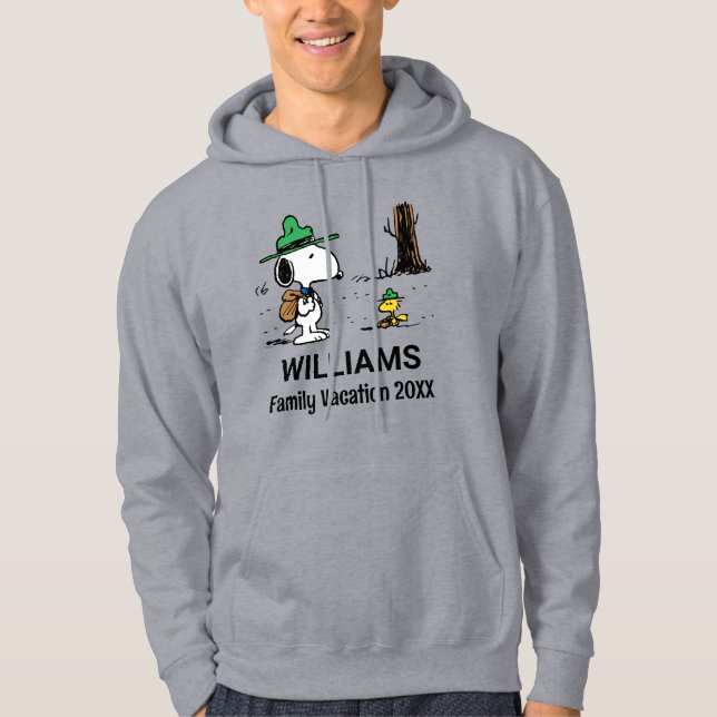 Peanuts | Snoopy & Woodstock Family Vacation Hoodie (Front)