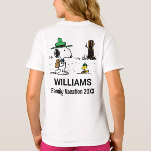 Peanuts   Snoopy & Woodstock Family Vacation T-Shirt