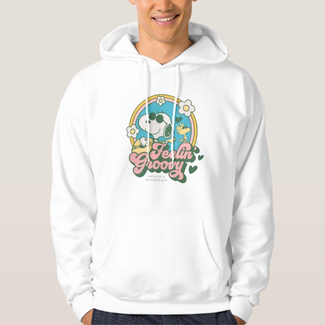 Peanuts | Snoopy & Woodstock Feelin' Groovy Hoodie (Front)