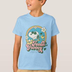 Peanuts   Snoopy & Woodstock Feelin' Groovy T-Shirt