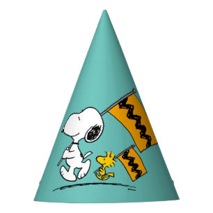 Peanuts   Snoopy & Woodstock Flags Party Hat