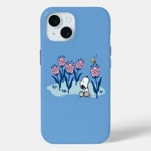 Peanuts   Snoopy & Woodstock Flower Garden iPhone 15 Case