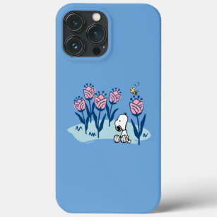 Peanuts   Snoopy & Woodstock Flower Garden iPhone 13 Pro Max Case