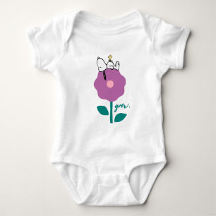 Peanuts   Snoopy & Woodstock Flower Whistle Baby Bodysuit