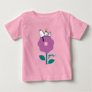 Peanuts   Snoopy & Woodstock Flower Whistle Baby T-Shirt