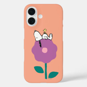 Peanuts   Snoopy & Woodstock Flower Whistle iPhone 16 Case