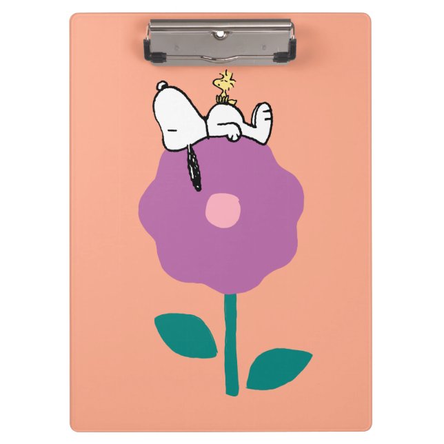 Peanuts | Snoopy & Woodstock Flower Whistle Clipboard (Front)