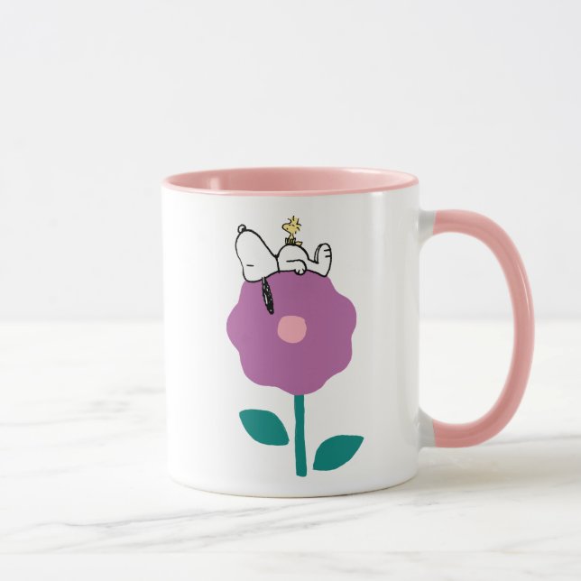 Peanuts | Snoopy & Woodstock Flower Whistle Mug (Right)