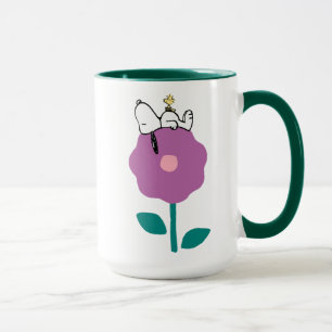 Peanuts Snoopy & Woodstock Flower Whistle Mug