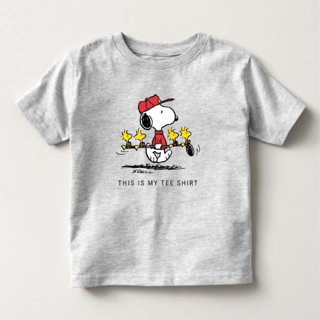 Peanuts | Snoopy, Woodstock & Friends Golf Toddler T-Shirt (Front)