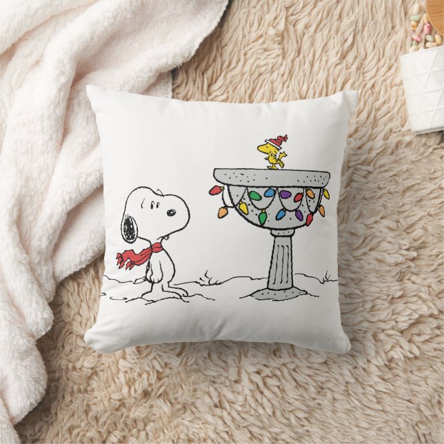 Peanuts | Snoopy & Woodstock Frozen Birdbath Cushion (Blanket)