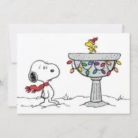 Peanuts | Snoopy & Woodstock Frozen Birdbath