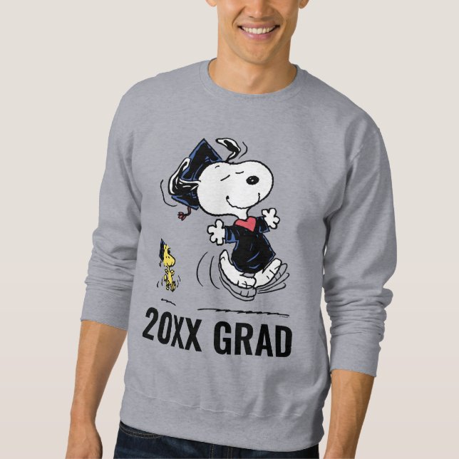 Peanuts | Snoopy & Woodstock Graduation Sweatshirt (Front)