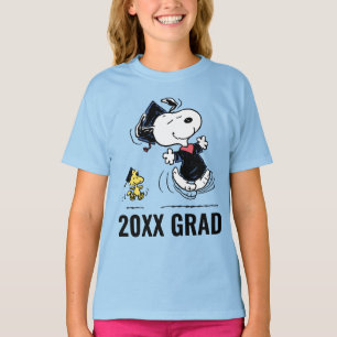 Peanuts Snoopy & Woodstock Graduation T-Shirt