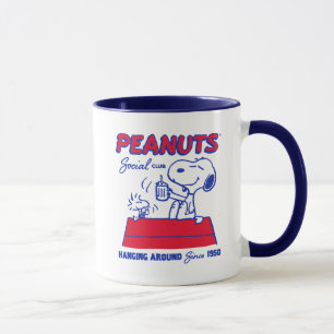 Peanuts   Snoopy & Woodstock Hanging Around Mug