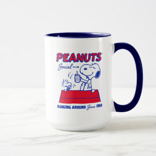 Peanuts   Snoopy & Woodstock Hanging Around Mug