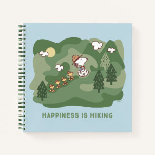 Peanuts   Snoopy & Woodstock Happiness is Hiking Notebook