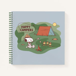 Peanuts   Snoopy & Woodstock Happy Campers Notebook