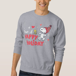 Peanuts   Snoopy & Woodstock Happy Holidays Sweatshirt