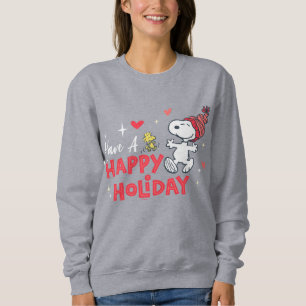Peanuts   Snoopy & Woodstock Happy Holidays Sweatshirt