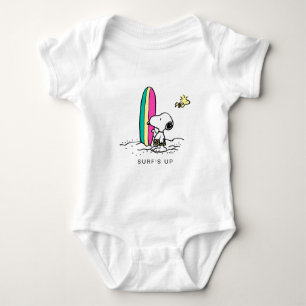 Peanuts   Snoopy & Woodstock High Tide Baby Bodysuit