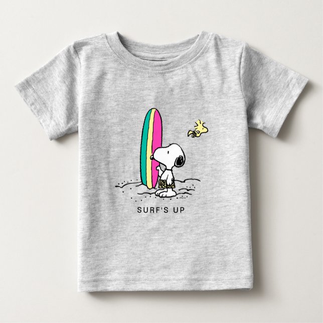 Peanuts | Snoopy & Woodstock High Tide Baby T-Shirt (Front)