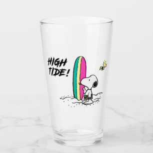 Peanuts   Snoopy & Woodstock High Tide Glass