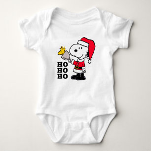 Peanuts   Snoopy & Woodstock Ho Ho Ho Baby Bodysuit