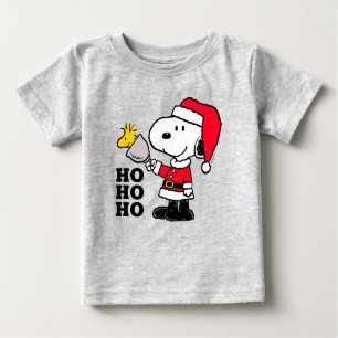 Peanuts   Snoopy & Woodstock Ho Ho Ho Baby T-Shirt