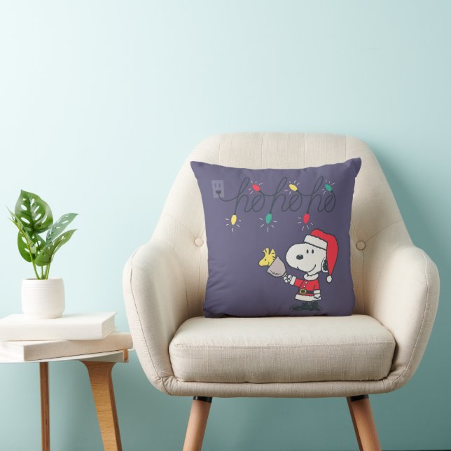 Peanuts | Snoopy & Woodstock Ho Ho Ho Cushion (Chair)