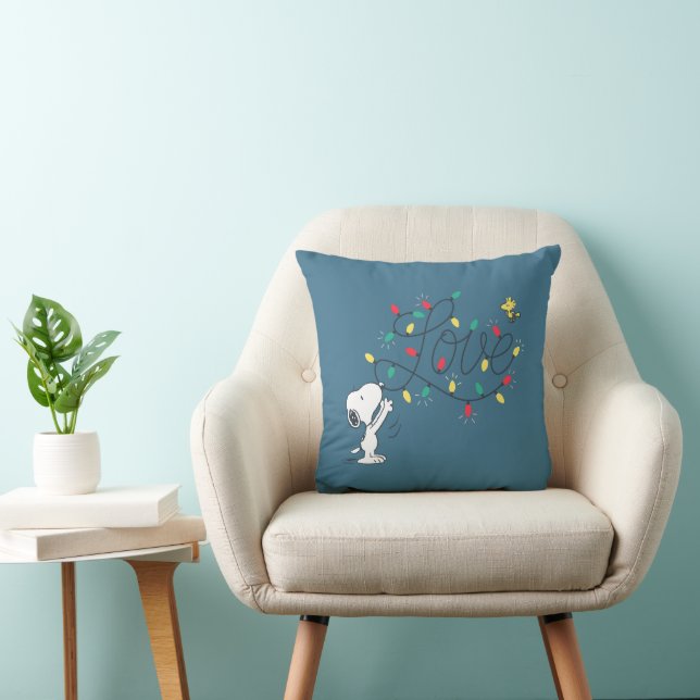 Peanuts | Snoopy & Woodstock Holiday Decorating Cushion (Chair)