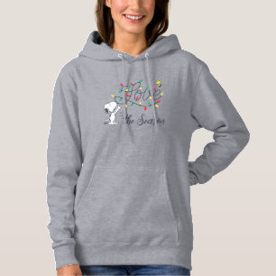 Peanuts   Snoopy & Woodstock Holiday Decorating Hoodie