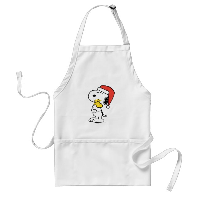 Peanuts | Snoopy & Woodstock Holiday Hugs Standard Apron (Front)