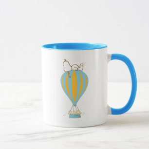 Peanuts Snoopy & Woodstock Hot Air Balloon Mug