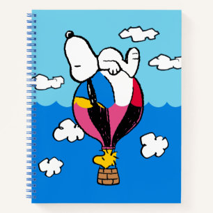 Peanuts   Snoopy & Woodstock Hot Air Balloon Notebook
