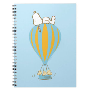 Peanuts   Snoopy & Woodstock Hot Air Balloon Notebook