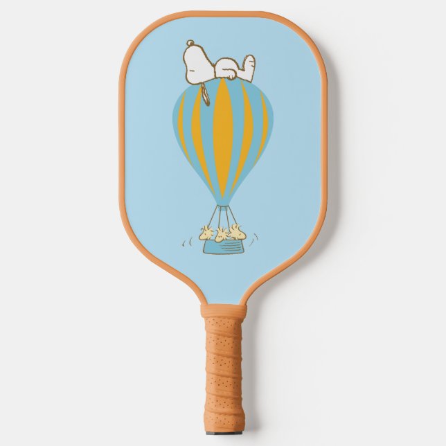 Peanuts | Snoopy & Woodstock Hot Air Balloon Pickleball Paddle (Front)